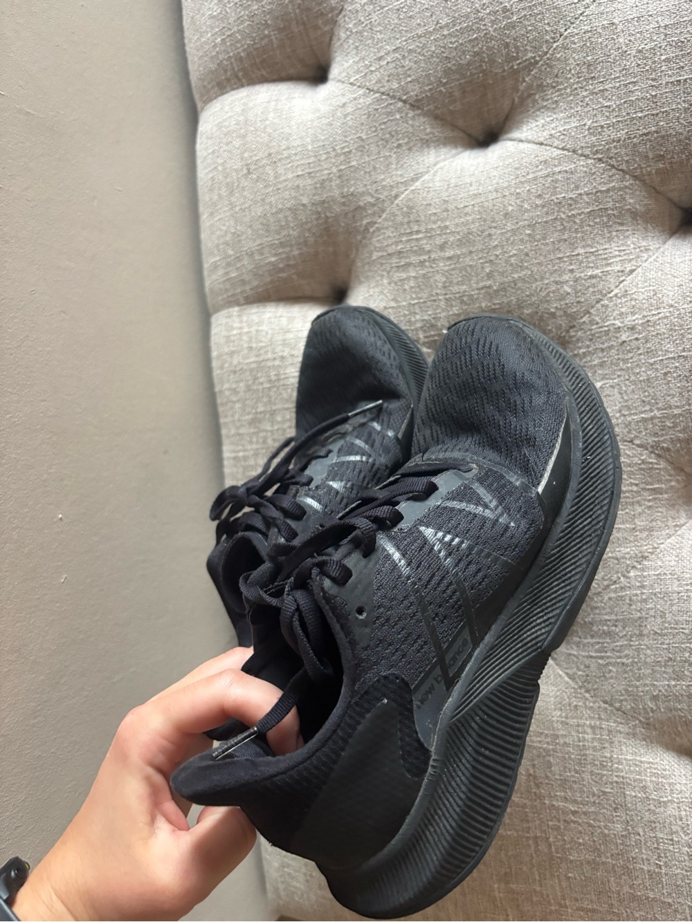 Black Athletic Running Shoes